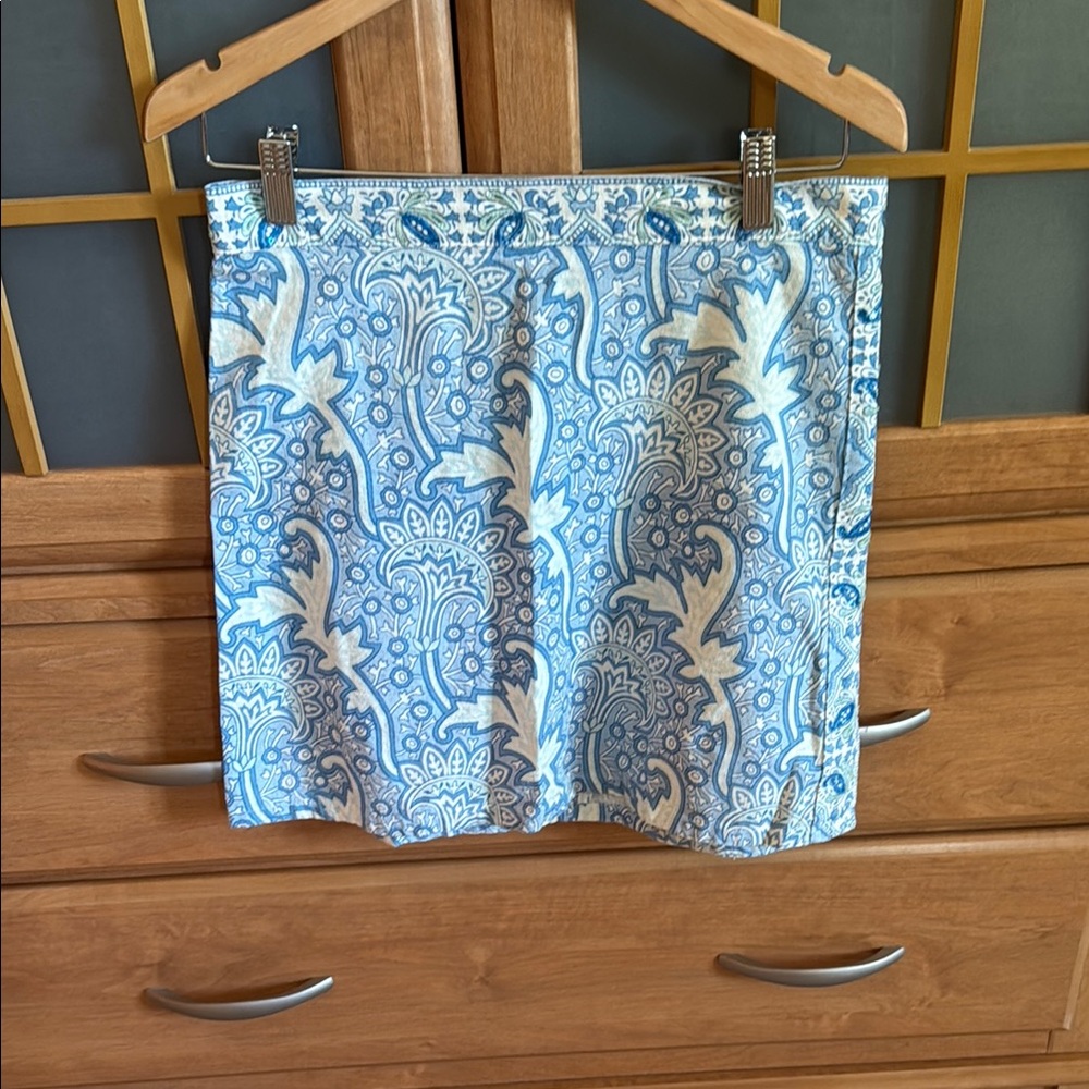 Blue Paisley Women's Skirt